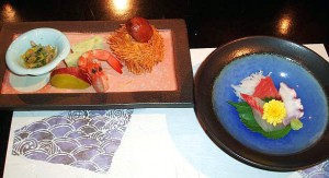 ディナーコースの｢お造り｣