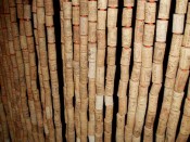 コルクのすだれ