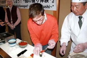 寿司の握り体験