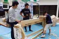 カンナ削り体験