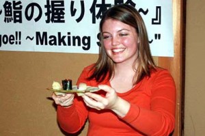 寿司の握り体験