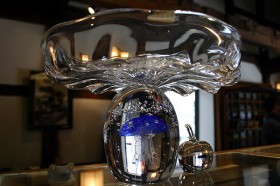 ガラスのオブジェ