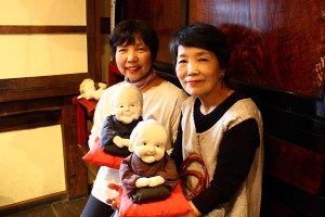 山本さん(左)とお友達