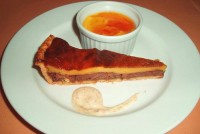 かぼちゃのプリンとバナナタルト