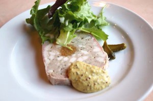 自家製田舎風テリーヌマスタードソース