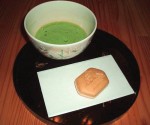 抹茶と龜屋最中