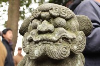 老袋氷川神社の狛犬