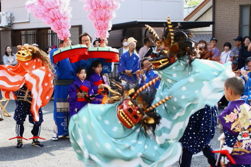 争う雄獅子 争う雄獅子