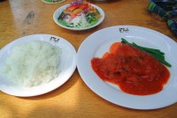 チキンソテー(サラダ・ライス付き) チキンソテー(サラダ・ライス付き)