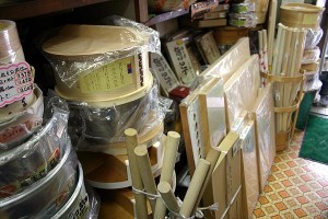 蕎麦打ちなど様々な道具類