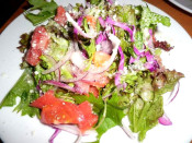 焼きサラミのサラダ