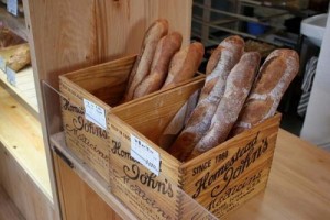 天然酵母と北海道産の小麦を使用しているパン